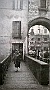 metà anni '50, la passerella di via Altinate -chicco